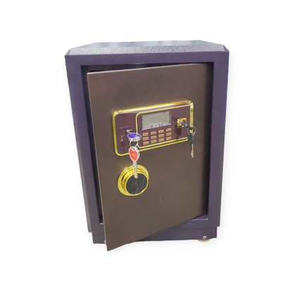 XF0739 AL-520 Safe On Wheels with 2 Keys + Combination Lock Safe Size 41cmx 34cm x 56cm
