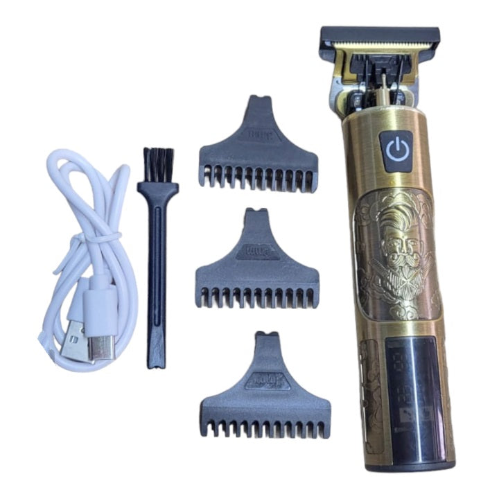 Aerbes AB-LF07 Portable Rechargeable Electric Hair Trimmer With LCD Display