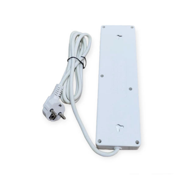 Treqa PL-506 Power Socket 4 With Individual Off Switch + 3 USB Port 2M Cable