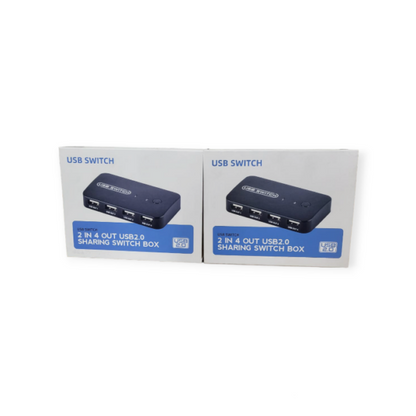 SE-L92 USB 2.0 KVM Switch Box 2 in 4 Out