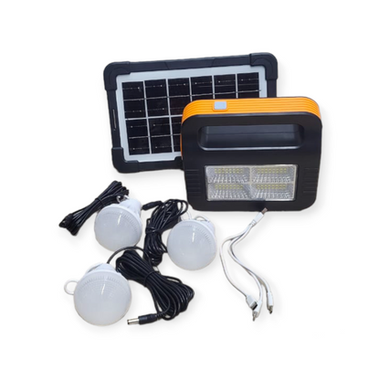 FA-999A Solar Powered Lighting System With 3 Bulbs