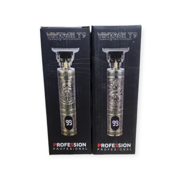 T9 Vintage Rechargeable Professional Hair Trimmer With Digital Display LED