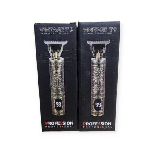 T9 Vintage Rechargeable Professional Hair Trimmer With Digital Display LED