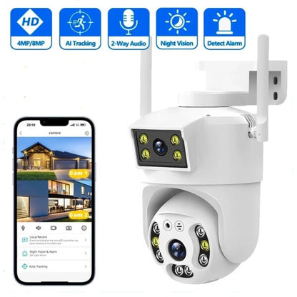 VRT-SC06-4G PTZ Waterproof Surveillance Camera V380 Pro App