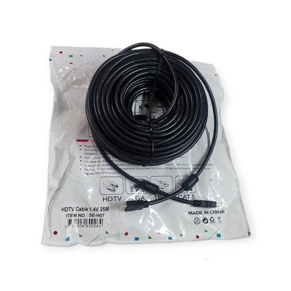 SE-H07 Male HDMI Cable V1.4 25M