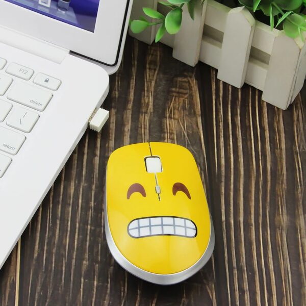 SE-M8 Wireless USB 2.4Ghz Emoji Mouse