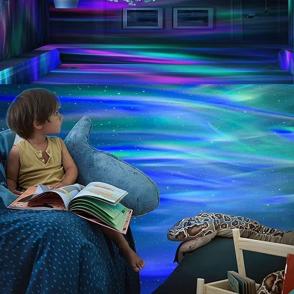 Wolulu AS-50302 LED Projection Sphere Wave Magic Ball Light with Remote Control