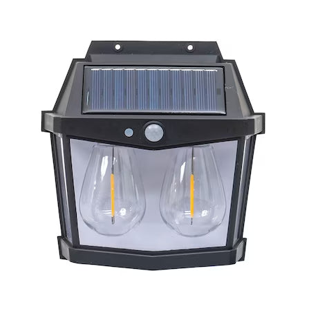 LED Dual Core Outdoor Lighting Solar Warm Light Wall Lamp