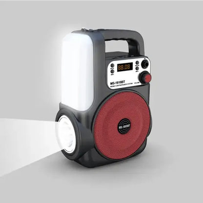 TO-11 RGB Multimedia Bluetooth Speaker With USB/SD/FM Radio MS-1810BT