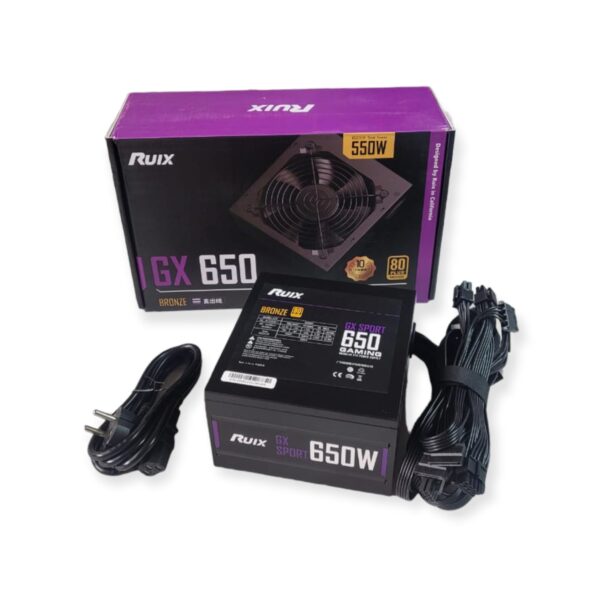 XF0682 RUIX GX650 Gaming Power Supply 550W