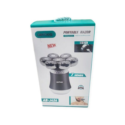 Aerbes AB-J426 Rechargeable, Portable,Wireless 7Heads Shaver