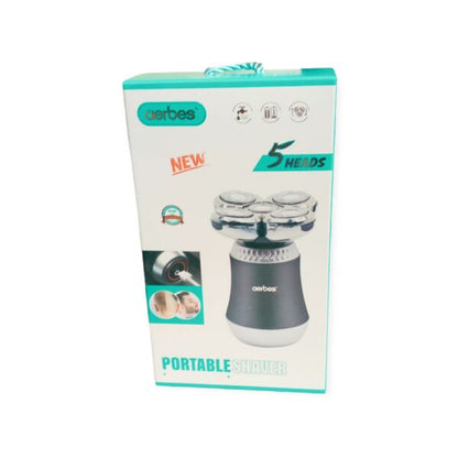 Aerbes AB-J425 Wireless Rotary Electric Shaver 5 Head