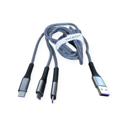 Treqa CA-869 100W 3 In 1 Data Cable 1,2M