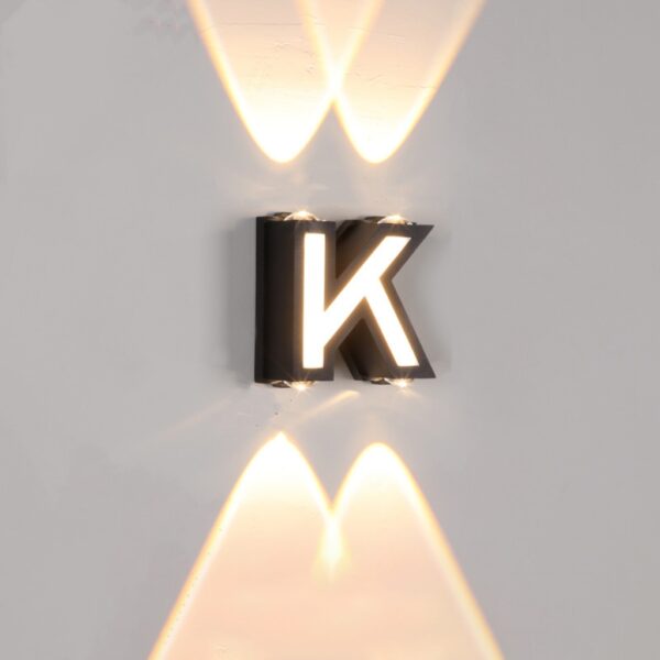 7W 4 LED K Shaped Light 3000k