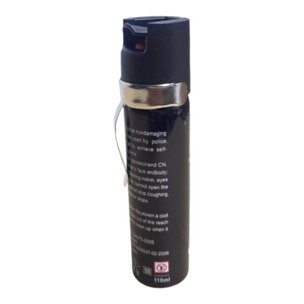 FA-110 Tear Gas Pepper Spray 110ml With Metal Belt Clip