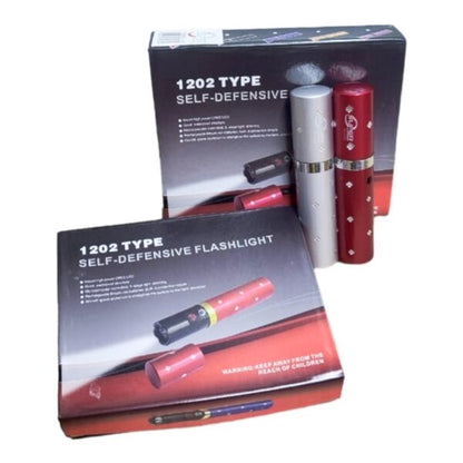 FA-1202 Mini Lipstick Self-Defensive Flashlight With Tazer