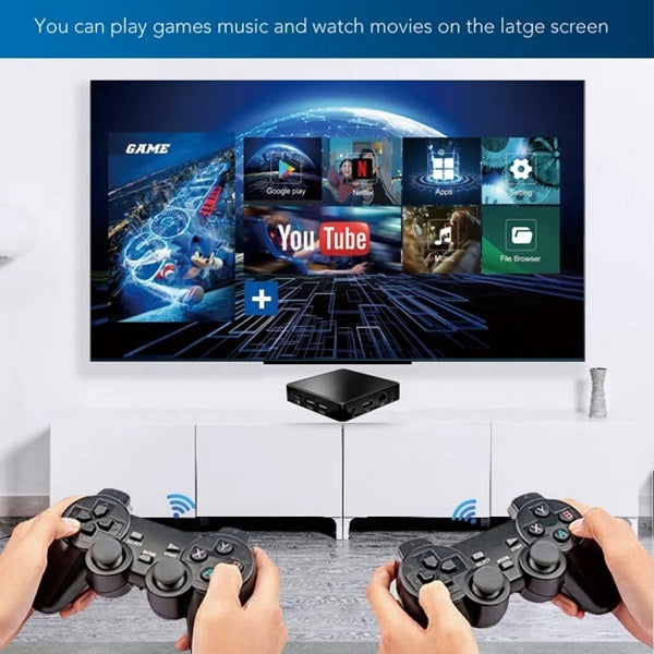 Aerbes AB-DS03 M8PRO Dual System TV Box Game Console 10K Ultra HD with Built in Chrome Cast