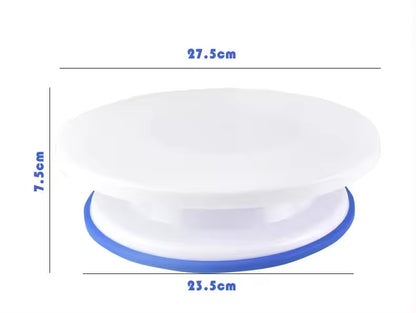 Cake Turntable Anti-skid Plastic Decorating Rotating Table Pastries Cake Decoration DIY Baking Tools Revolving Cake Stand