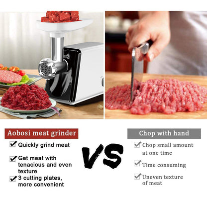 Heavy Duty 3 In 1 Sussage Stuffer Automatic industrial Meat Grinder kitchen Household Electric Meat Grinder