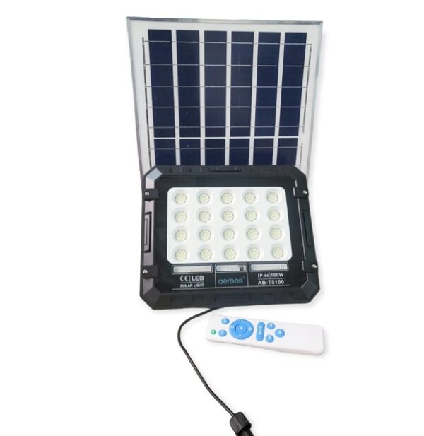 Aerbes AB-T5100 Solar Powered Flood Light 100W