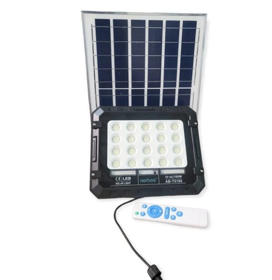 Aerbes AB-T5100 Solar Powered Flood Light 100W