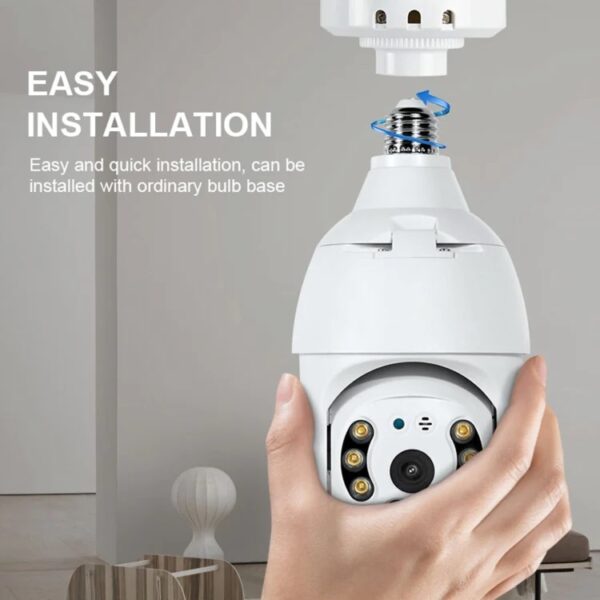 XF0531 WiFi Surveillance Camera 360 Degree Smart HD Bulb Type Lamp Head