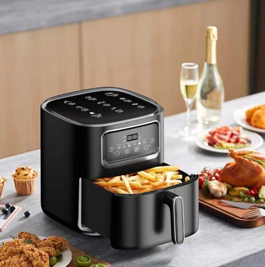 XF0912 10L Air Fryer 2400W 8 Smart Menu 360° Heating, Touch Display