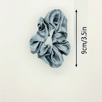 12-Pack Luxury Satin Hair Scrunchies Set