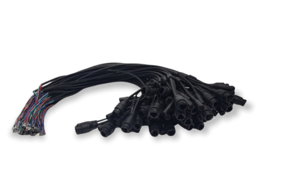 50 piece Black CCTV POE power cable