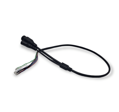 50 piece Black CCTV POE power cable