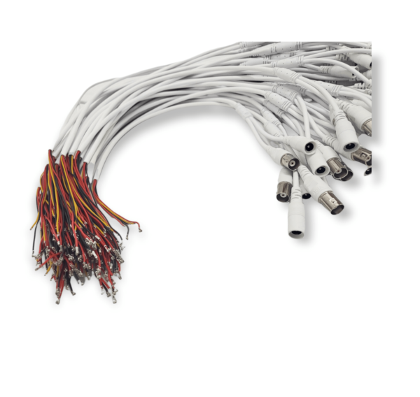 50 Sets of BNC Video DC Jack Power Input CCTV Cable