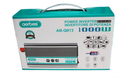Aerbes AB-Q013 1000W 12V DC To 220V AC Inverter