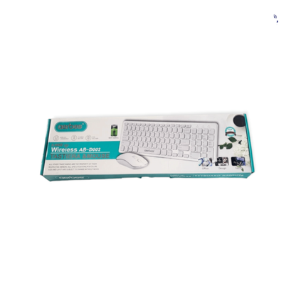 Aerbes AB-D002 2.4GHz Ultra-Thin Mini Wireless Keyboard And Mouse Set