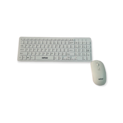 Aerbes AB-D002 2.4GHz Ultra-Thin Mini Wireless Keyboard And Mouse Set