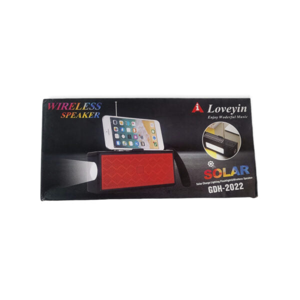 FA-GDH2022 Loveyin Wireless Solar Powered Music Speaker with Light