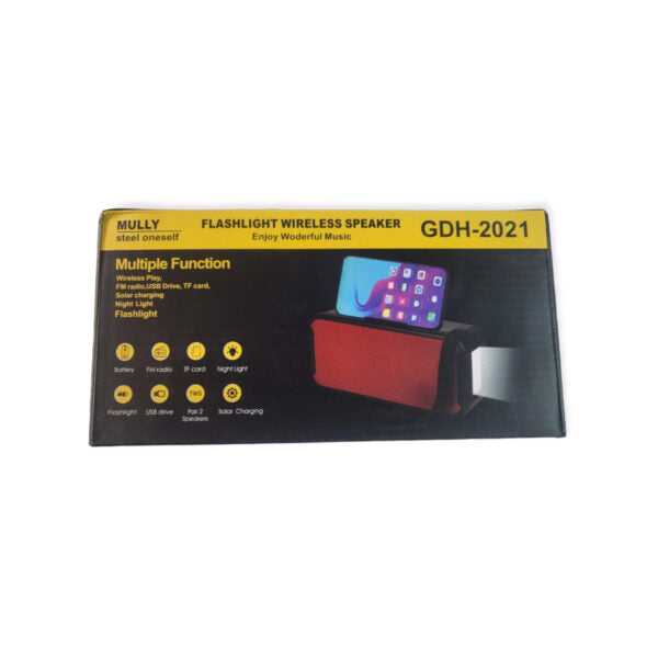 FA-GDH2021 Mully Solar Panel Bluetooth Music Speaker with Light