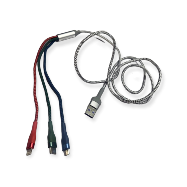 Aerbes AB-S816 Cable Creation 3 In 1 Charging Data Cable