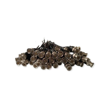 XF0574 BNC Connector Plug Male Tail Line 50PCS