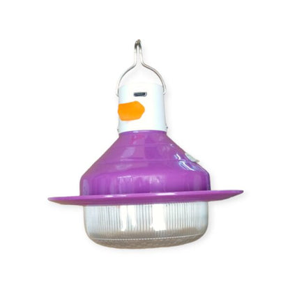 FA-071 Solar Powered Single Hanging Tent Light 3 Lighting Modes