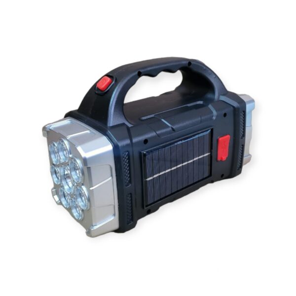 FA-HB1678-2 Rechargeable Multifunctional Solar Powered Searchlight XPE+8LED+2COB
