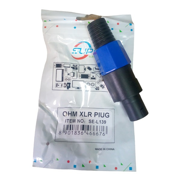 SE-L139 OMH XLR Plug ,Speakon Adapter