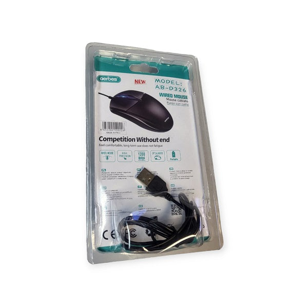 Aerbes AB-D326 Wired USB Mouse