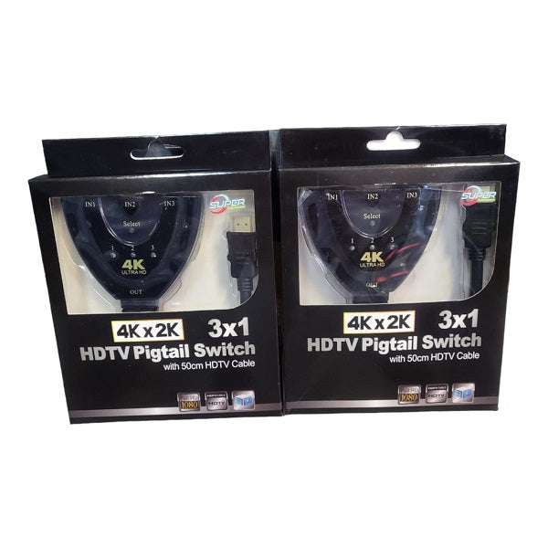 SE-LH3*1-4K HDMI Switch 3 in 1 Adapter Cable