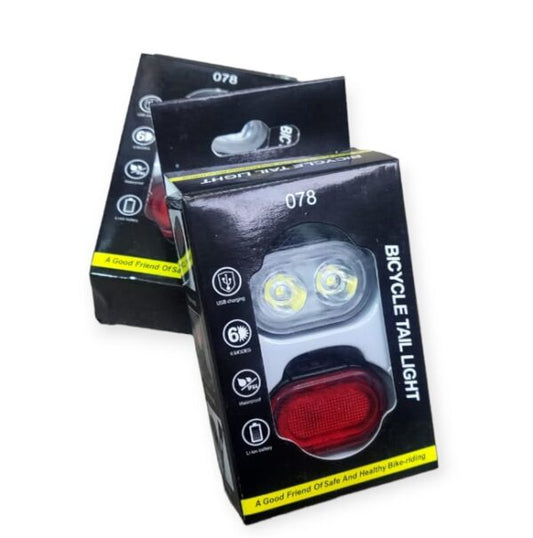 FA-078 USB Rechargeable Front And Rear Bicycle Lights