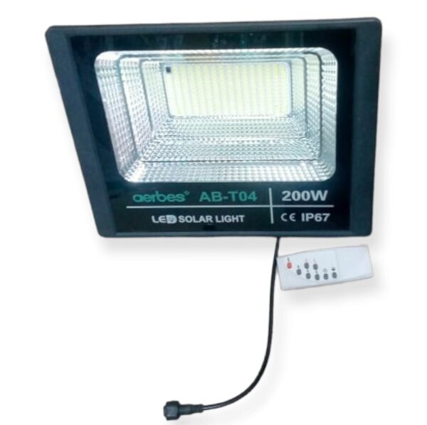 Aerbes AB-T04 LED Solar Powered Floodlight With Remote Control 200W