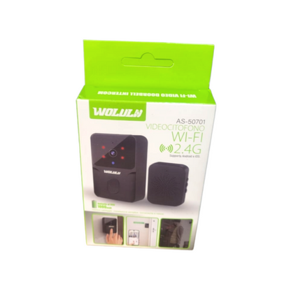 Wolulu AS-50701 USB Rechargeable WIFI Wireless Camera Doorbell With Tuya App