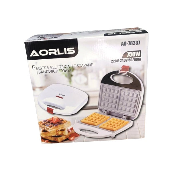 Aorlis AO-78237 Two Slice Waffle Maker 750W