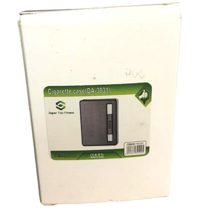 1831391 Cigarette Holder Case with Gas Refillable Lighter, Fits 10 Cigarettes DA-3031