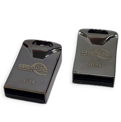 4GB Metal USB 2.0 Flash Drive Mini Pocket Size