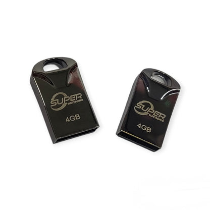 4GB Metal USB 2.0 Flash Drive Mini Pocket Size